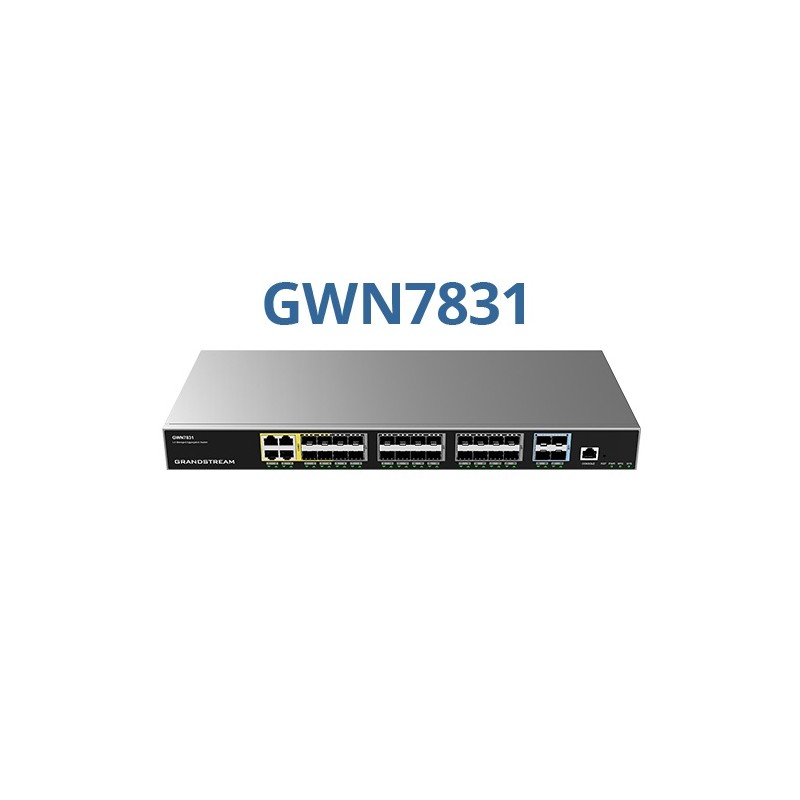 Grandstream GWN7831, 6x Gigabit ports, 4x SFP+, Layer 3 aggregation switches - 222191 - 1