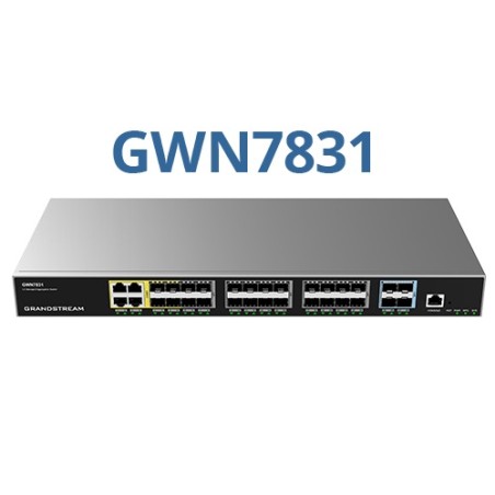 Grandstream GWN7831, 6x Gigabit ports, 4x SFP+, Layer 3 aggregation switches - 222191 - 1