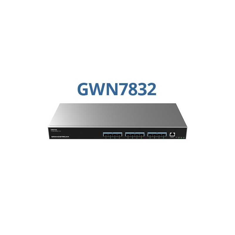Grandstream GWN7832, 12x 10 Gigabit SFP+ Ports, Layer 3 Aggregation Switches - 222192 - 1