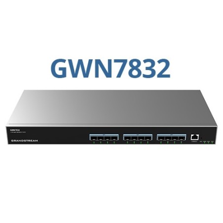 Grandstream GWN7832, 12x 10 Gigabit SFP+ Ports, Layer 3 Aggregation Switches - 222192 - 1