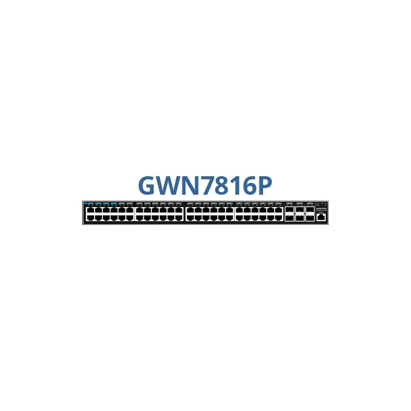 Grandstream GWN7816P 48x Ports Layer 3 Network Switch - 223876 - 1