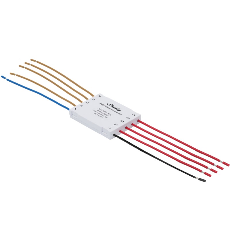 Shelly - Flush-mounted accessories - "4-Channel Decoupler 230V" - 249869 - 4