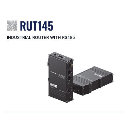 Teltonika - Router - RUT145 - Compact Ethernet Router RS485 - 250390 - 1