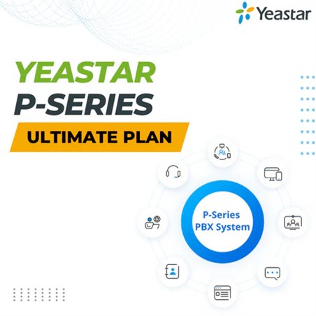 Yeastar P-Series SE Ultimate Plan - 150 extensions , 1 year