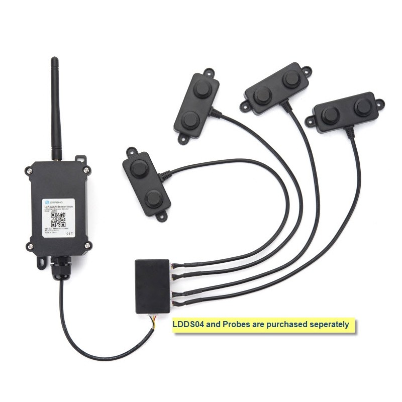 DRAGINO - Sensor - LoRa - LoRaWAN - 4 Channel Distance Detection Sensor - 206077 - 1