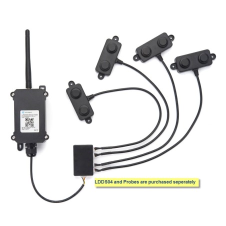 DRAGINO · Sensor · LoRa · LoRaWAN · LDDS04-EU868 · 4 Kanal Entfernungssensor - 207665 - 1