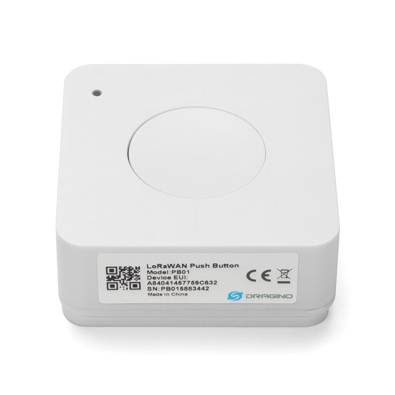 DRAGINO - Sensor - LoRa - Button (white) - PB01-LW-EU868 - 233126 - 2