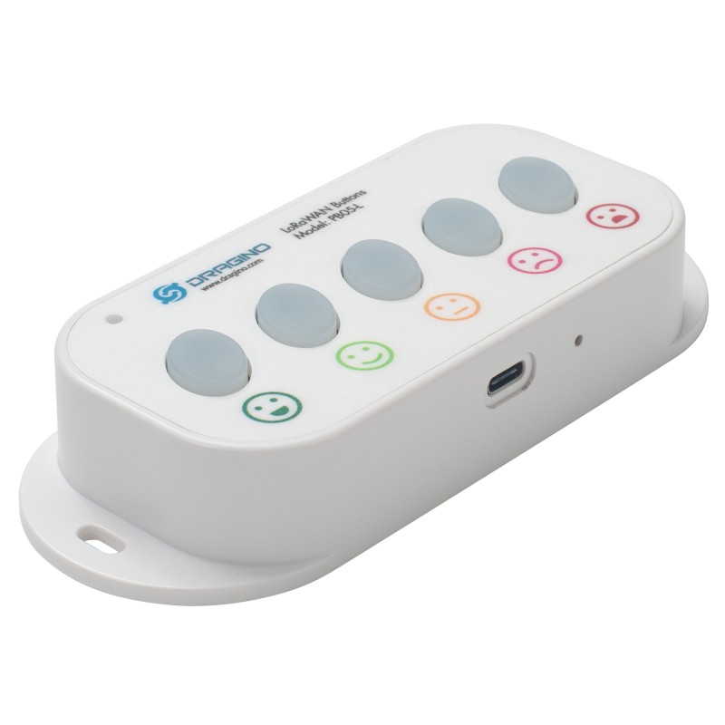 DRAGINO - Sensor - LoRa - 5-fold push-button - PB05-L-EU868 - 246671 - 2