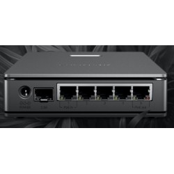 MikroTik home AX Access Point E62iUGS-2axD5axT, hAP ax S, 2.4/5 GHz AX, 5x Gigabit, 1x 2.5G - 250438 - 1