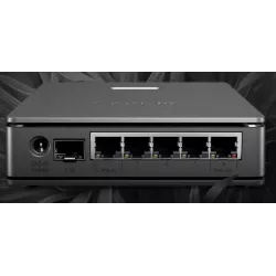 MikroTik home AX Access Point E62iUGS-2axD5axT, hAP ax S, 2.4/5 GHz AX, 5x Gigabit, 1x 2.5G - 250438 - 1