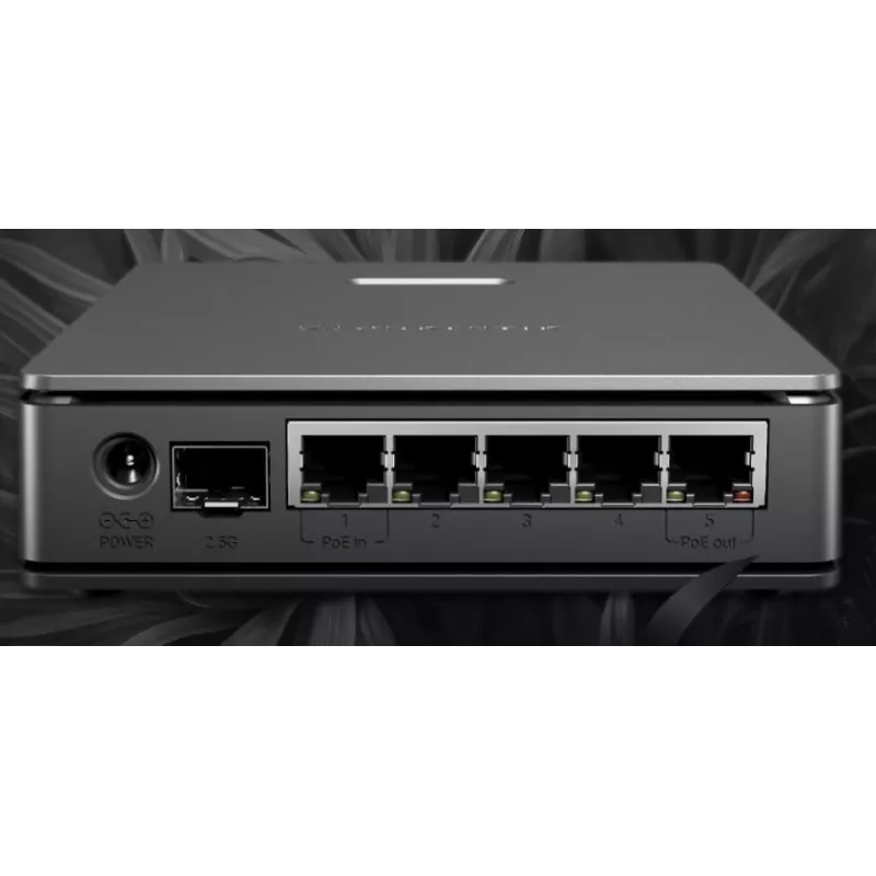 MikroTik home AX Access Point E62iUGS-2axD5axT, hAP ax S, 2.4/5 GHz AX, 5x Gigabit, 1x 2.5G - 250438 - 1