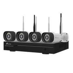 NIVIAN - Video surveillance complete set, 10 channel, 4 cameras
