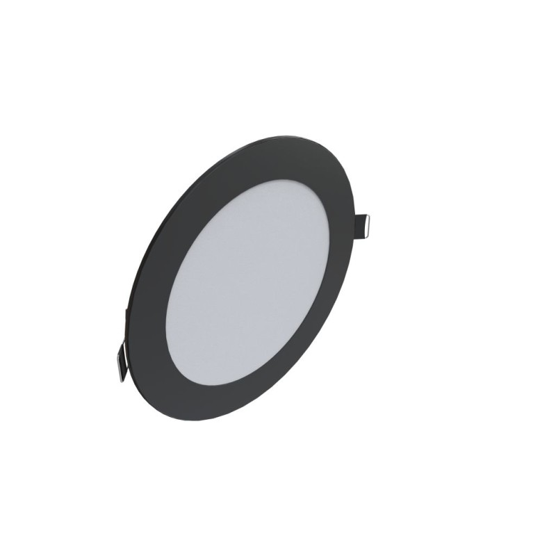 Synergy 21 LED Ultra Slim LED Panel Light V6 9W dual white (CCT) Black - 249314 - 2