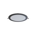 Synergy 21 LED Ultra Slim LED Panel Light V6 20W dual white (CCT) Black - 249318 - 3