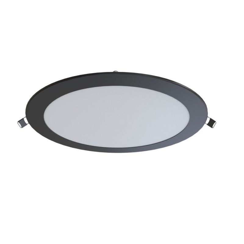 Synergy 21 LED Ultra Slim LED Panel Light V6 24W dual white (CCT) Black - 249319 - 5