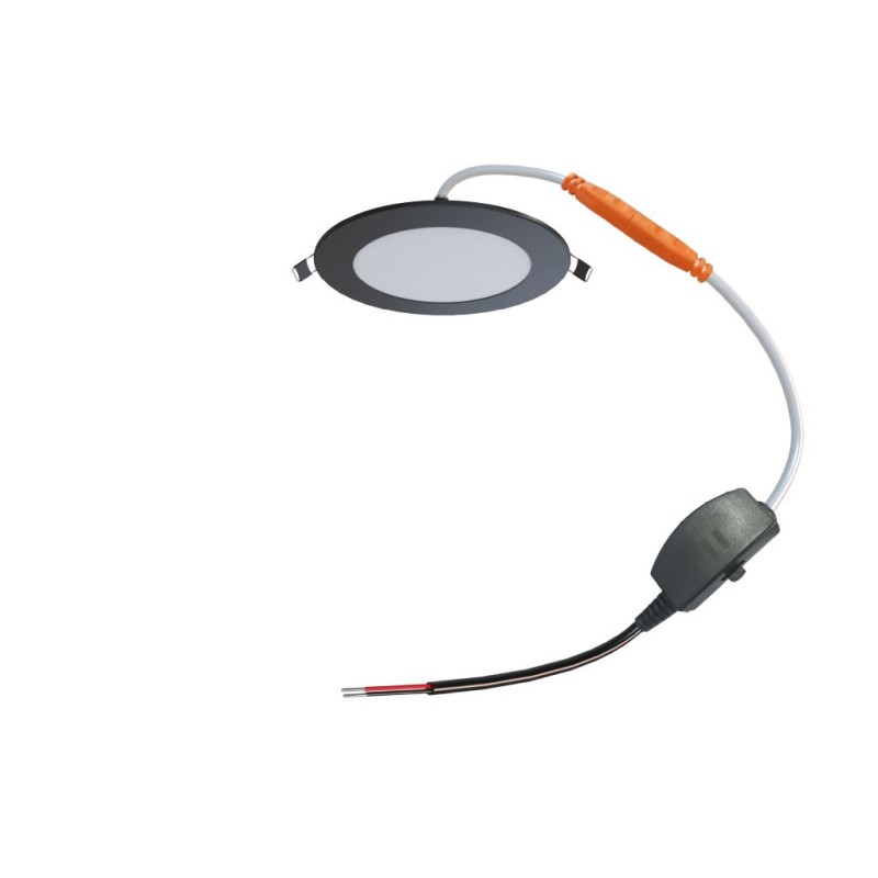 Synergy 21 LED Ultra Slim LED Panel Light V6 6W SWW/WW/NW (3CCT) Black - 249329 - 6