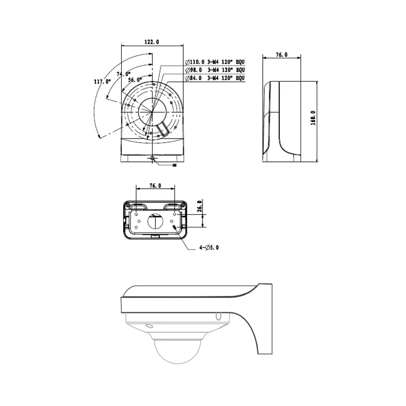 LUPUSNET - LE204/338 wall mount