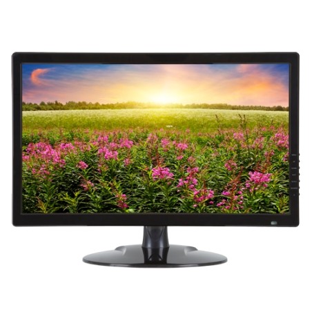 SAFIRE LED-Monitor 22" 4N1 - Entwickelt für die Videoüberwachung 24/7 - HDMI, VGA, BNC und Audio - Auflösung 1920x1080 - Rauschu