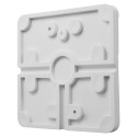 Rigid connection cover for support box - Suitable for outdoor use - Allows you to install the internal wiring