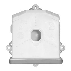 Junction box - For dome cameras - Suitable for all...