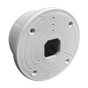 Connection box for dome cameras - White color - Made of plastic