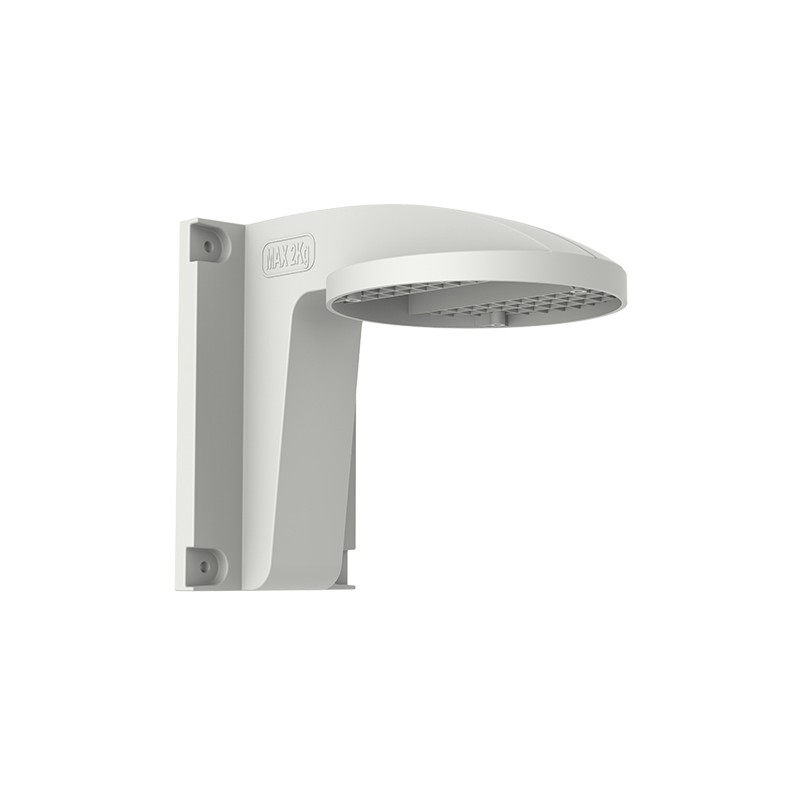 Wall mount - For dome cameras - 183 mm (H) x 136 (W) x 213 (L) - Maximum load 2 kg - ABS + PC / white color - Aesthetic - DS-125