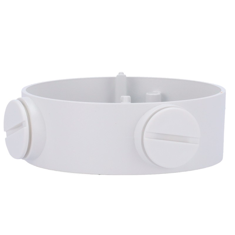 Junction box - For bullet cameras - Suitable for outdoor use - Ceiling or wall installation - White color - Cable pin - DS-1260Z