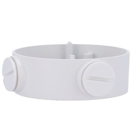 Junction box - For bullet cameras - Suitable for outdoor use - Ceiling or wall installation - White color - Cable pin - DS-1260Z