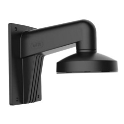 Wall mount - Connection box - Suitable for outdoor use - Color black - Cable pin - DS-1273ZJ-135-BLACK - 1