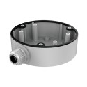 Junction box - For dome cameras - Suitable for outdoor use - Ceiling or wall installation - White color - Cable pin