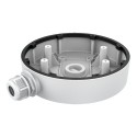 Junction box - For dome cameras - Suitable for outdoor use - Ceiling or wall installation - Cable pin - White color