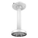 Roof support - Height 565 mm - Suitable for outdoor use - White color - Made of aluminum - Cable pin
