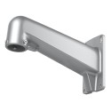 Wall mount - Suitable for panoramic cameras - Suitable for mounting on poles - Grey colour - Hardened material with spray