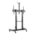 Bodenständer mit Rädern - Bis 86" - Maximales Gewicht 100Kg - VESA 1000x600mm - FT100TE-123 - 1