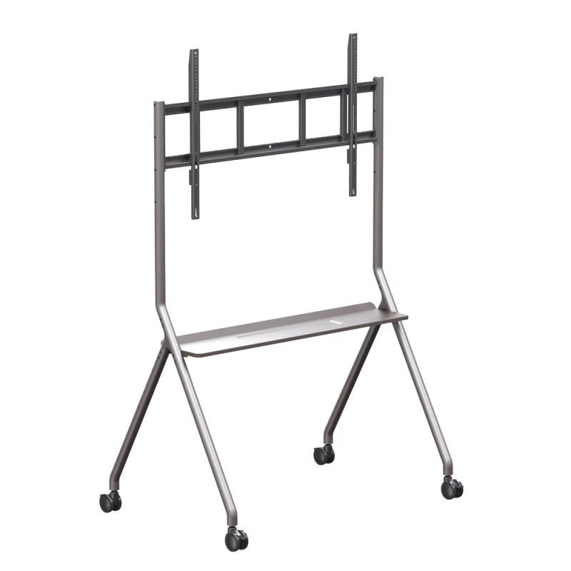 Floor stand with wheels - Up to 86" - Maximum weight 100 kg - VESA Max. 1000 x 600 mm - IB-IB3315-L - 1