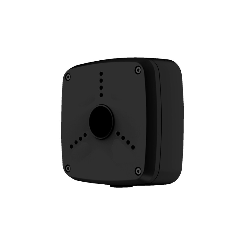 Anschlussbox - Für Bullet- oder Dome-Kameras - Geeignet für den Außenbereich - Decken- oder Wandinstallation - Farbe schwarz - K