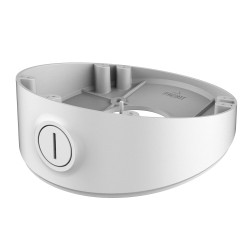 Tilted Junction Box - For Dome Cameras - Tilt Angle 20º - Ceiling or Wall Installation - Cable Pin - White Color - PFA133-E - 1