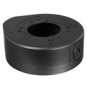 Junction box - For dome cameras - Suitable for outdoor use - Ceiling or wall installation - Cable pin - Gray color