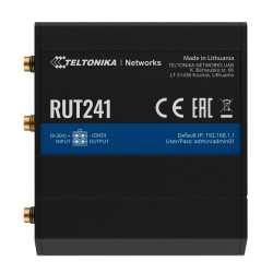 Teltonika Router 4G Industrial - 2 Ethernet ports RJ45 Fast Ethernet - 4G (LTE) Category 4 up to 150Mbps - 1x Digital - TK-RUT24