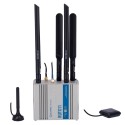 Teltonika Router 4G Industrial - Dual SIM 4G Category 6 - WLAN 5 - Bluetooth LE 4.0 - GNSS positioning - 4 Ethernet ports - TK-R