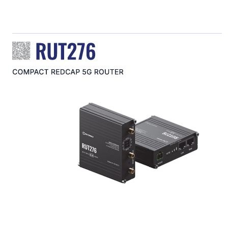 Teltonika · Router · RUT276 · Redcap 5G Router · eSIM - 251260 - 1