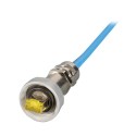 Patch cable RJ45, CAT6A 500Mhz, 10m, blue S-STP(S/FTP) IP67 Cable gland, M25, - 251272 - 1