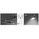 Synergy 21 LED Track-Serie für Stromschiene VLG-Serie 35-50W, 90°, CCT, CRI80 Weiß Single-Sided-Rotation - 249050 - 5