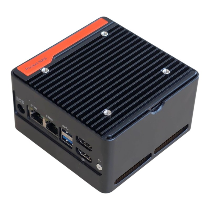 ALLNET Mini PC NAS-N355, Windows 11 Pro, 16GB Ram, 256GB SSD, 2x USB 3.2, 2xHD out, 4x M.2 NVME - 250268 - 2