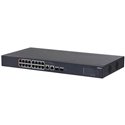 Dahua PoE-Switch, 18 Ports, 16 Ports PoE, 2 Ports SFP, 250 m, cloud managed, Desktop, Rack 