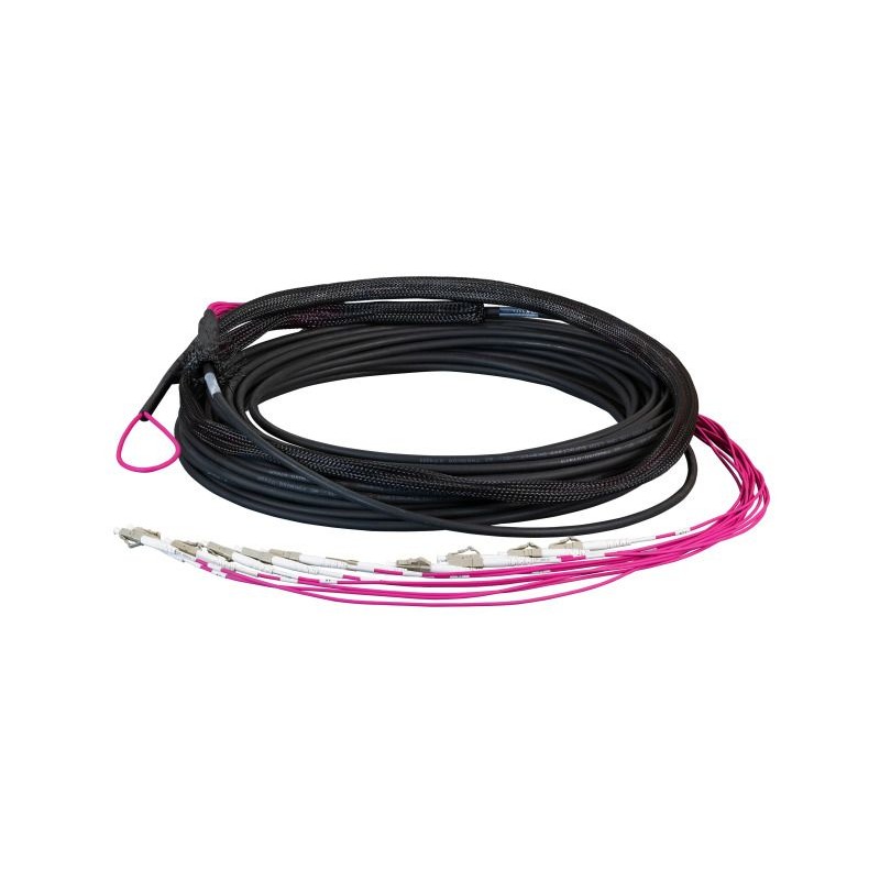 Fiber optic cable, trunk cable U-DQ(ZN)BH 12G 50/125, LC/LC OM4 20m - 188318 - 1