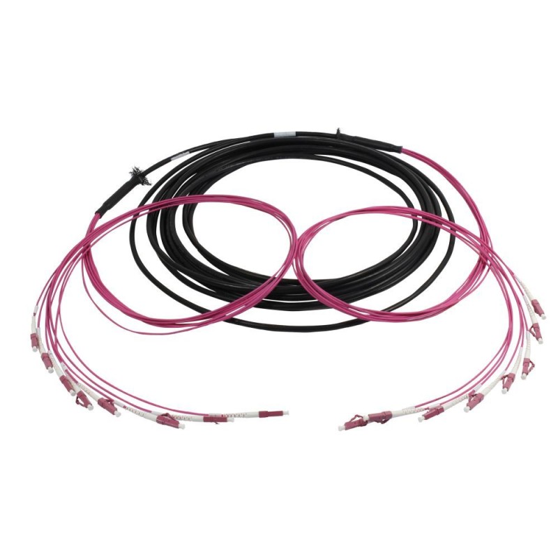 LWL-Kabel, Trunkkabel U-DQ(ZN)BH 8G 50/125, LC/LC OM4 30m, Ring, Synergy21 - 207873 - 1
