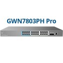 Grandstream GWN7803PH PRO ? Enterprise Layer 2++ Managed Switch ? 24× Gigabit RJ45 (PoE/PoE+) + 2× Gigabit SFP+ - 251514 - 1