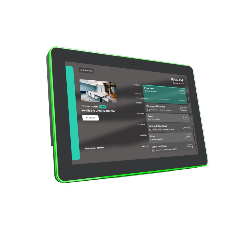 Deskbird meeting room display 10 inch, color black, Deskbird-100 - 247392 - 4