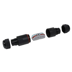 Synergy 21 Outdoor Kabelverbinder IP68 1:1 mit 3fach Klemme